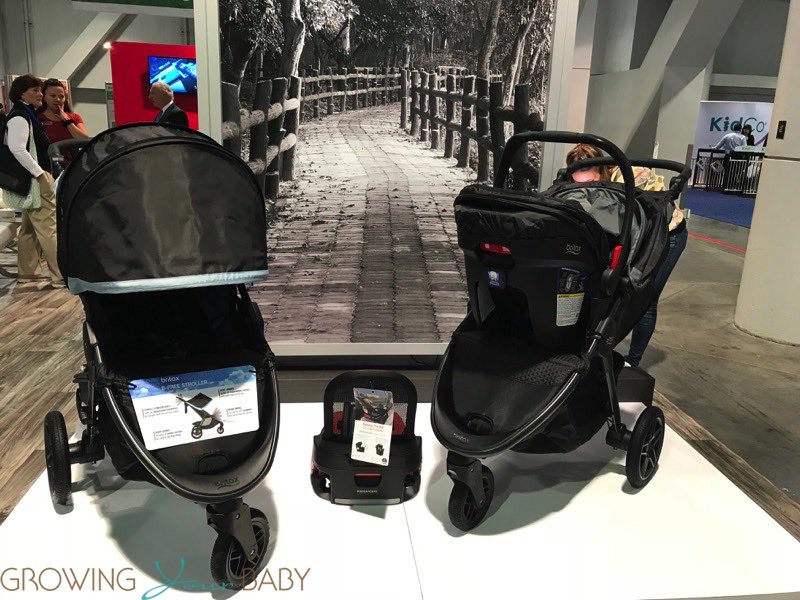 britax b free stroller travel system