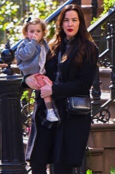 Actress Liv Tyler steps out in Manhattan with her daughter Lula