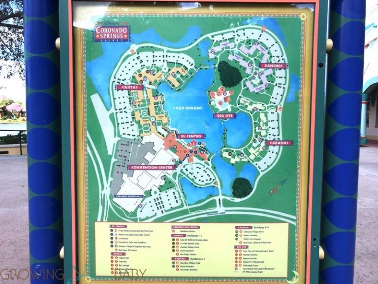 Walt Disney World Coronado Springs Resort – map | Growing Your Baby