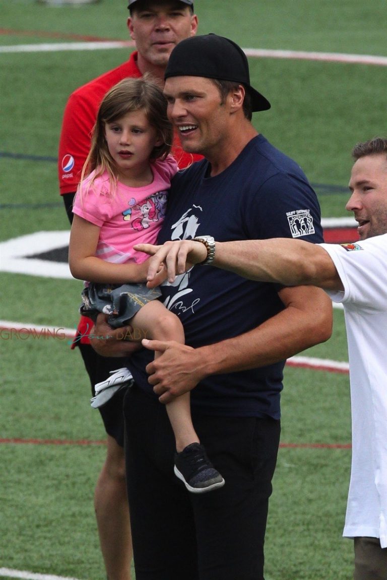 Tom Brady’s Kids Hit The Field At His Best Buddies Charity Event ...
