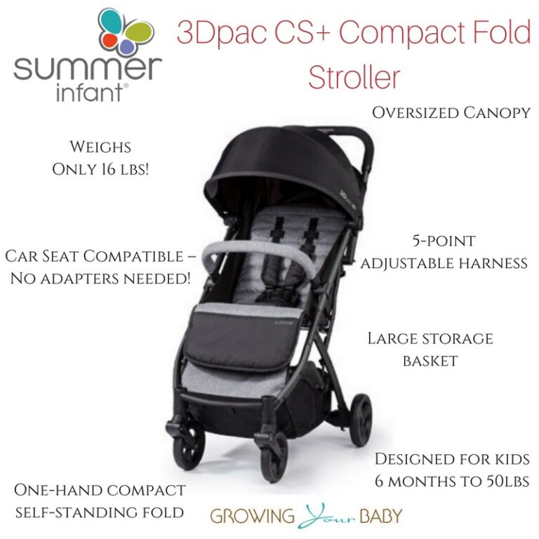 summer infant 3dpac cs  compact fold stroller