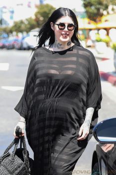 Pregnant Kat Von D out in LA