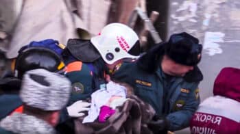 Russian baby rescued after nearly 36 hours in frozen rubble