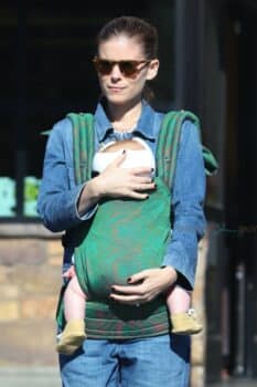 Kate Mara with her daughter out in LA