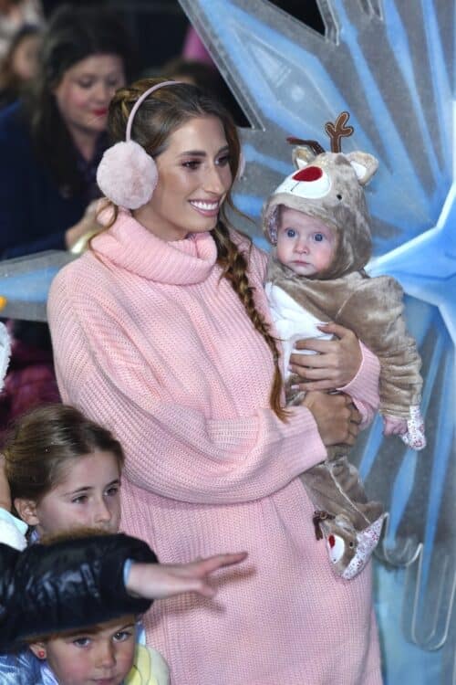 Stacey Solomon - Rex Swash at frozen 2 premere