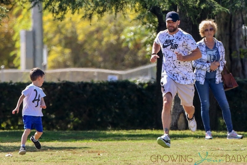 Justin Timberlake & Son Silas Run At Baseball Practice: Cute Photo –  Hollywood Life