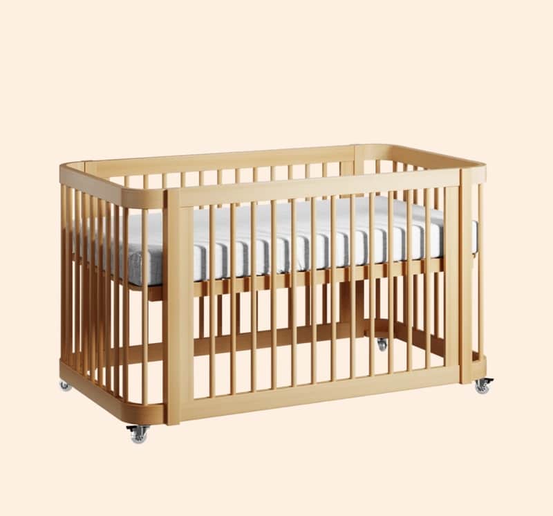 Nestig Wave Crib full size Growing Your Baby