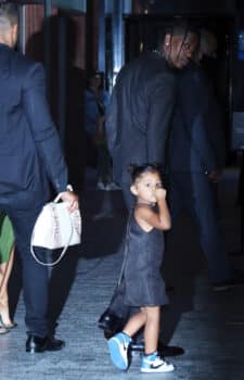 Travis Scott and Stormi webster 72nd Annual Parsons Benefit