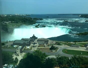 Family Travel Review - Embassy Suites Falls View Niagara Falls Canada view of falls