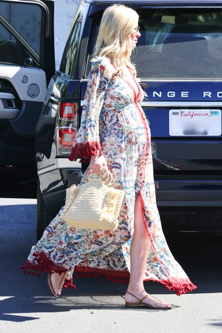 Pregnant Nicky Hilton Rothschild Steps Out In LA