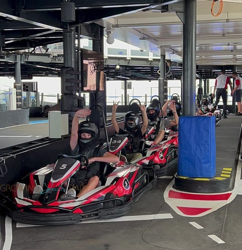 Family Travel – Go Kart Racing On Norwegian Joy | Growing Your Baby