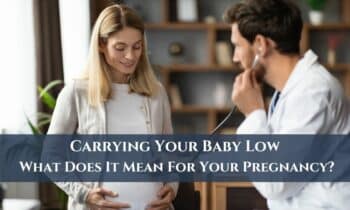 pregnant woman is being check out by her doctor