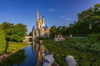 Main Street U.S.A. and Cinderella Castle Evergreen WDW