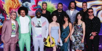 Trolls cast at Los Angeles Special Screening Of DreamWorks Animation And Universal Pictures Trolls Band Together