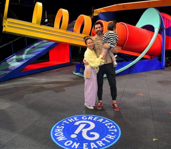 Drew scott and Linda Phan at Ringling Bros and Barnum Baileys VIP Event