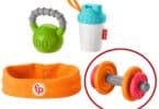 Dumbbell toy sold with Baby Biceps Gift Set