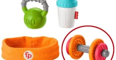 Dumbbell toy sold with Baby Biceps Gift Set