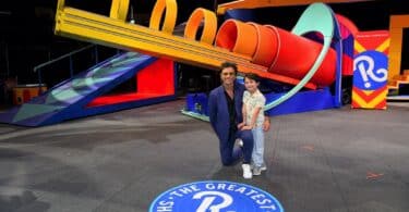 John Stamos and son Billy Ringling Bros and Barnum Baileys VIP Event