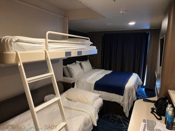 Norwegian Joy veranda cabin wih bunks