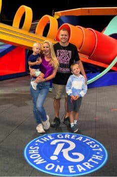 Spencer Pratt and Heidi Montag with sons Gunner and Ryker at Ringling Bros and Barnum Baileys VIP Event