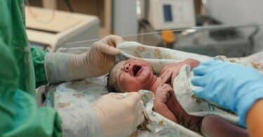 Baby born in hospital