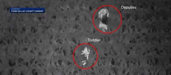 Thermal imaging drone helps Wis police find lost child in 100-acre cornfield