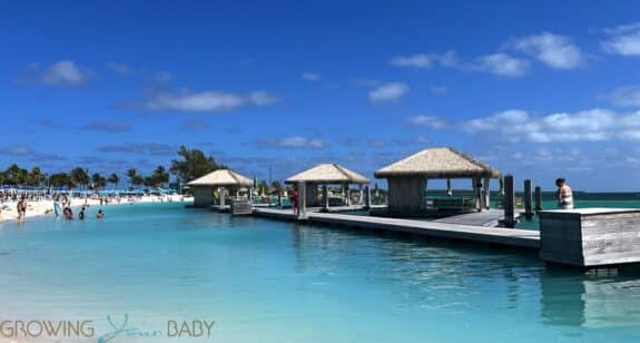 Overwater Cabanas at CocoCay coco beach club