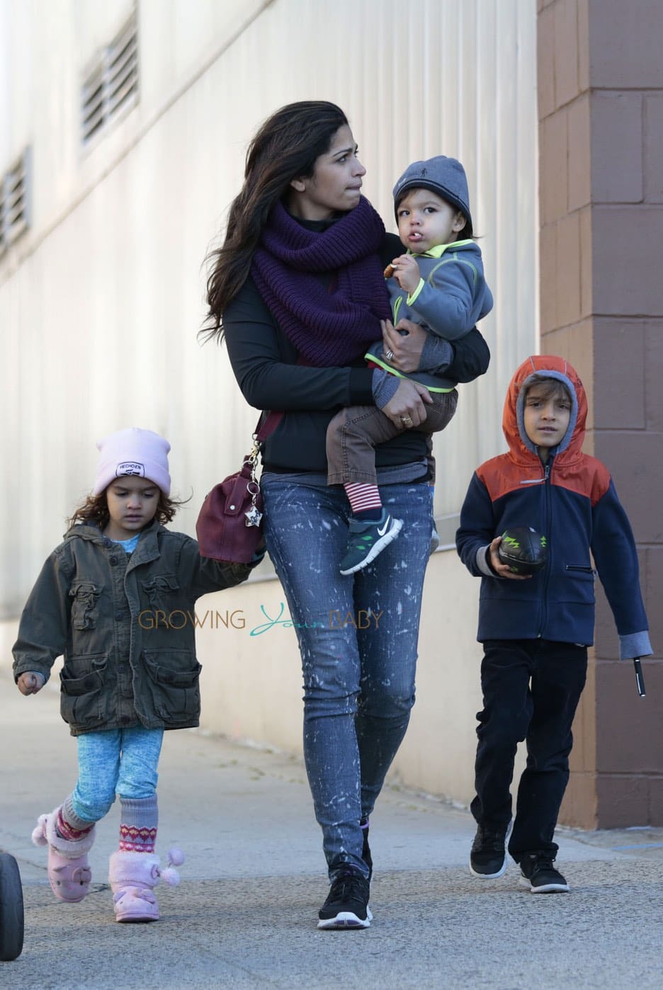 Camila Alves brings kids Levi, Vida and Livingston McConaughey to the ...