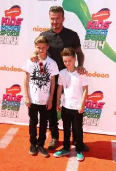 David Beckham, Romeo James Beckham, Cruz David Beckham Attends The ...