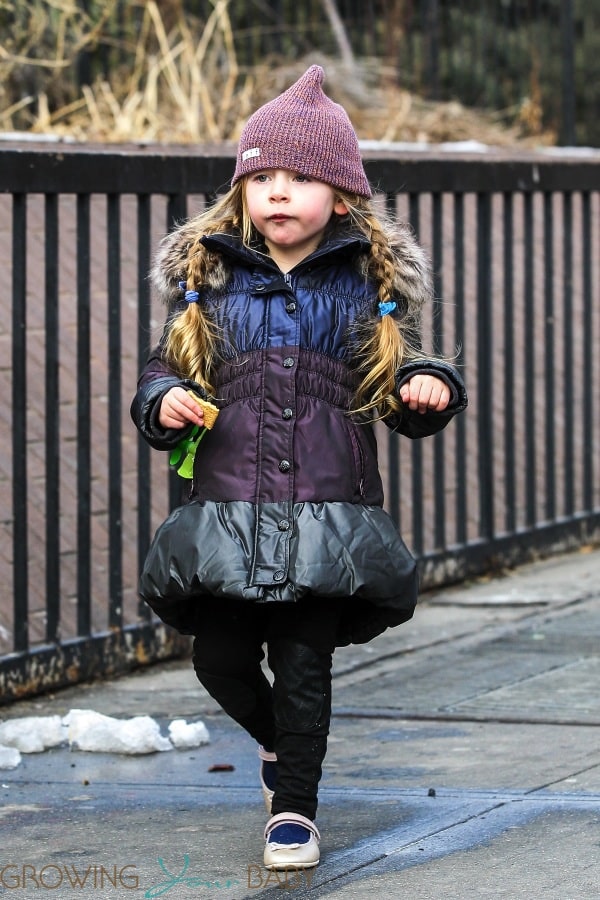 Loretta Broderick walking home from school - Growing Your Baby