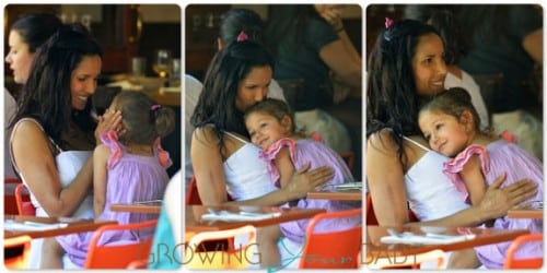 Padma Lakshmi with her daughter Krishna Dell - Growing Your Baby