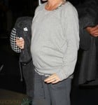 Pregnant Kendra Wilkinson at LAX