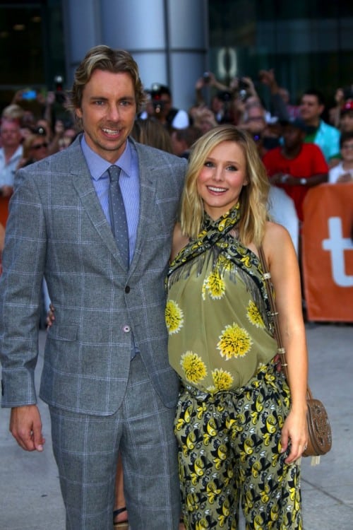 Pregnant Kristen Bell and husband Dax Shepard the Toronto International ...