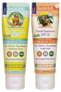 Recalled Badger SPF 30 Baby Sunscreen