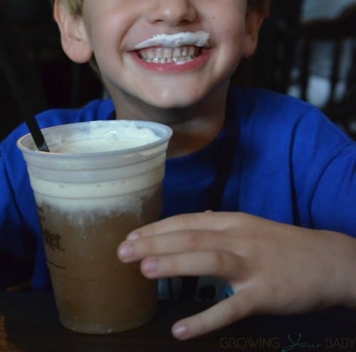 Universal Studios - drinking butter beer