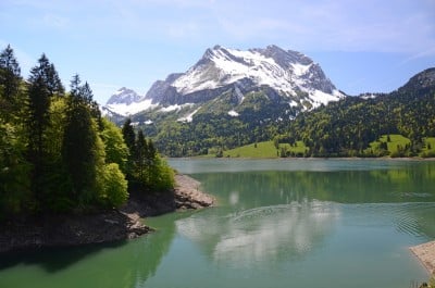 Waegitaler Lake switzerland